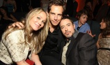 Christine Taylor , Ben Stiller and Robert Downey Jr. at the Los Angeles premiere of Iron Man - 04/30/2008